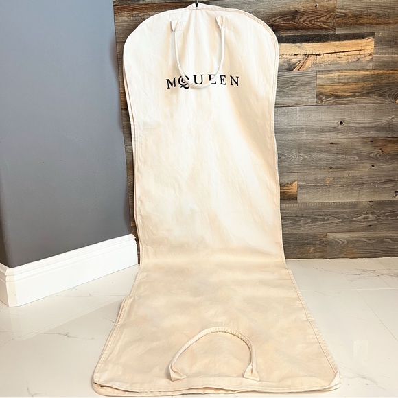 Large Alexander McQueen Garment/Travel Bag Heavy Duty Reinforced Canvas Long